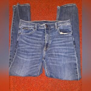 Calvin Klein Men's Classic Slim Straight Jean Marked 34x34 Measuring 34×29